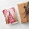 Pink and Gold Christmas Greeting Cards – Boxed Set of 24 Glamorous Holiday Notecards Featuring Lavish Christmas Tree Designs, Blank Inside with Envelopes Included